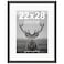 Americanflat 22x28 Poster Frame Black Engineered Wood with Polished Plexiglass Matted to 18x24 Photo Size Hudson Collection Wide Picture Frame for Wall Display Black