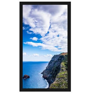 MENNTHUI 12x22 Black Picture Frame Wall Mounting Horizontally or Vertically Decoration for Photos Paintings Posters Artwork