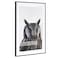 Fun Memories 22x28 Metal Picture Frame with 18x24 Mat Brushed Aluminum Finish Tempered Glass Front and Attached Hanging Hardware Wall Display Frames for Vertical or Horizontal Orientation Black