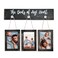 MONT PLEASANT 4X6 Picture Frames Collage for Wall Farmhouse Rustic Black Photo Frame with HD plexiglass Hanging Black Picture Frame Wall Decor for Living Room Set of 3