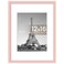 upsimples 12x16 Picture Frame Display Pictures 85x11 with Mat or 12 x 16 Without Wall Hanging Poster Frames Pink 1 Pack