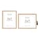 KTKDE 5x7 Picture frame Set of 24x6 with mat 5x7 without MatModern Style Wood Composite Frame Real Glass Studio Gallery frame Wall Mount and Tabletop Display Family Friends Wedding Ideal Gift