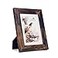 Scholartree brown 5x7 Picture FrameDisplay 5x7 without Mat or 4x6 with Mat