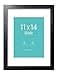 LaVie Home 11x14 Picture Frame 11 x 14 Frame Display Pictures 8x10 with Mat or 11x14 Without Mat Stable and Sturdy Black Frame and Polished Plexiglass Horizontal and Vertical Format of The Walls