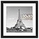 upsimples 10x10 Picture Frame Display Pictures 8x8 with Mat or 10 x 10 Without Wall Hanging Square Frames Black 1 Pack