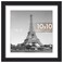 upsimples 10x10 Picture Frame Display Pictures 8x8 with Mat or 10 x 10 Without Wall Hanging Square Frames Black 1 Pack