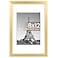 upsimples 8x12 Picture Frame Display Pictures 6x8 with Mat or 8 x 12 Without Wall Hanging Photo Frames Gold 1 Pack