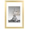 upsimples 8x12 Picture Frame Display Pictures 6x8 with Mat or 8 x 12 Without Wall Hanging Photo Frames Gold 1 Pack