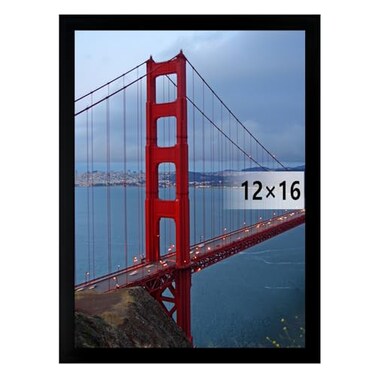 BESCRCL 12x16 Frame Wall Hanging Picture Frames Black 1 Pack