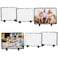 Sunnyglade 6 Pack Sublimation Slate Blanks Stone Slate Heat Thermal Transfer Picture Frame 59x79 Inch Rock Sheet Photo Frame with Display Holder Decor DIY for Desktop Souvenir Custom Design 6
