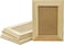 Creative Hobbies Pack of 12 Unfinished Solid Pine Wood Picture Frames for Arts Crafts DIY Painting Projects Stand or Hang on The Wall 6x8 Frame Size Holds 6x4 Pictures for Adults Kids