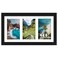 DUENPY 8x14 Collage Picture Frame 4x6 Collage Picture Frame Displays Three 4x6 inch Photos or 8x14 Without Mat for Available Horizontal Wall Mounting Display and Vertical Black