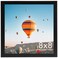 JCJMY 8x8 Picture Frame Black for Wall Hanging or Tabletop Wall Mounting Horizontally or Vertically 8 x 8 Square Wall Gallery Poster Photo Frame with Shatter Resistant Plexiglass Black