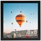 JCJMY 8x8 Picture Frame Black for Wall Hanging or Tabletop Wall Mounting Horizontally or Vertically 8 x 8 Square Wall Gallery Poster Photo Frame with Shatter Resistant Plexiglass Black