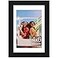 Vittanly 4x6 Picture Frame Engineered Wood with Shatter Resistant Plexiglass Display Pictures 35x5 with Mat or 4x6 without Mat Photo Frame for Wall or Table Top Display Black 1 Pack