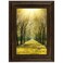 Space Art Deco8x12 Picture Frame for 8 x 12 PhotoReal Glass Sawtooth Hangers Wall Mount DisplayColor Brown