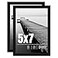 LaVie Home 5x7 Picture Frame 2 Pack Black 5x7 Modern 2 Count