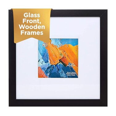 Kiera Grace Classic Langford Wooden Picture Frame 14 x 14 Black