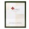 Lawrence Frames Collection Wood Certificate Picture Frame Gallery Green 85x11