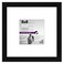 Americanflat 8x8 Picture Frame with ShatterResistant Glass Use as 4x4 Frame with Mat or Display 8x8 Photo Without Mat Signature Collection Square Frames for Tabletop and Wall Display Black