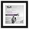 Americanflat 11x11 Picture Frame with ShatterResistant Glass Use as 8x8 Frame with Mat or Display 11x11 Photo Without Mat Signature Collection Square Frames for Wall Display Black