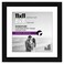 Americanflat 11x11 Picture Frame with ShatterResistant Glass Use as 8x8 Frame with Mat or Display 11x11 Photo Without Mat Signature Collection Square Frames for Wall Display Black