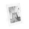 Isaac Jacobs 4 x 6 Clear Plain Acrylic Picture Frame Magnetic Photo Frame Made for Tabletop Display with TwoWay Easel