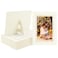Golden State Art Pack Of 25 4X6 Paper Picture Frames With Easel Photo Frame Cards Diy Cardboard Color Ivory Gold Lining