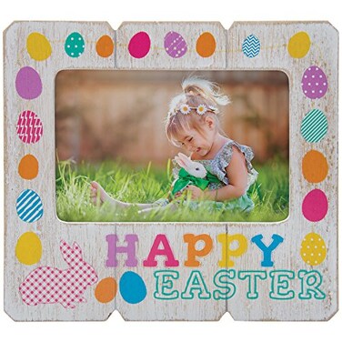 Neil Enterprises Inc Happy Easter 6 x 4 Wood Picture Frame
