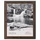 Gallery Solutions 16x20 Walnut Picture Frame Large Wall Photo Artwork Holder Stylish and Versatile Decor Solution Single Picture Frame