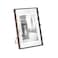 Isaac Jacobs 4x6 Antique Bronze Vintage Style Brass and Glass Metal Floating Picture Frame Vertical with Locket Closure for Photos Art More Tabletop Display 4x6 Antique Bronze