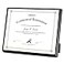 Golden State Art 85x11 Aluminum Frame Real Glass Metal Frame for 85 by 11 inch Document Certificate Diploma with Easel Stand Black 1 Pack