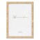 Lawrence Frames 5x7 Gold Metal Linen Pattern Picture Frame