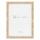 Lawrence Frames 5x7 Gold Metal Linen Pattern Picture Frame