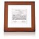 Gallery Solutions with 8x8 Flat Walnut Frame Square Tabletop or Wall Mount For 5x5 Pictures Premium Walnut Wood with Double White Mat VersatileElegant For Home or Office Dcor Traditional Photo Fr