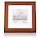 Gallery Solutions with 8x8 Flat Walnut Frame Square Tabletop or Wall Mount For 5x5 Pictures Premium Walnut Wood with Double White Mat VersatileElegant For Home or Office Dcor Traditional Photo Fr