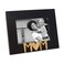 Isaac Jacobs Black Wood Sentiments Mom Picture Frame 4x6 inch Photo Gift for Mother Family Display on Tabletop Desk Black