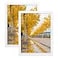 Golden State Art Solid Wood 16x20 Wooden Picture Frame for 16x20 Photos 114Inch Wide with Real Glass Horizontal and Vertical Wall Display Great for Engagement Wedding White 2 Pack