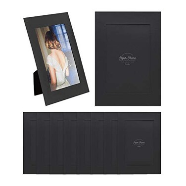 Monolike Standing Paper Photo Frame 4x6 Black 10p 4x6Inch size