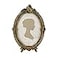 Sunlit Vintage Picture Frame 5x7 Inch Oval Antique Photo Frames with Glass Front Luxury Photo Display Tabletop Wall Hanging Gift Ideas Brown