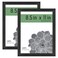 MCS Gallery Essential Certificate Document Frame Set Gallery Wall Frames Fit 85 x 11 Diplomas Documents Certificates Black Woodgrain 2Pack
