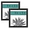 MCS Gallery Essential Picture Frames Photo Gallery Wall Frame Set Black Woodgrain 8 x 8 Inch 2Pack