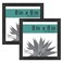 MCS Gallery Essential Picture Frames Photo Gallery Wall Frame Set Black Woodgrain 8 x 8 Inch 2Pack