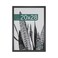 MCS Studio Gallery 20x28 Poster Frame Black Woodgrain Engineered Wood Vertical Horizontal Wall Hanging Large Picture Frame for Photos Posters Art Prints 1Pack