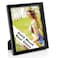 RPJC 11x14 inch Picture Frame Made of Solid Wood and High Definition Glass Display Pictures for Wall Mounting Photo Frame with Stand Black