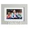 Juvale Cousins Picture Frame 4x6Inch 5x7Inch Gray Wood Rustic Farmhouse Tabletop Photo Frame with Easel Back Raised Cousins Lettering