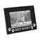 Isaac Jacobs 4 x 6 Resin Sentiments Dog Best Buddy Picture Frame Horizontal Keepsake Photo Frame with Easel and Hanging Tabs for Tabletop Desktop Wall Display Black