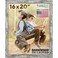 Icona Bay 16x20 Pony Gray Picture Frame Country Rustic Style 16 x 20 Poster Frame Wall Mount Only Barnwood Collection