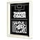 ChalkTalkSPORTS Soccer Coach Gift Frame Autograph Ready Soccer Picture Frame Holds 4x6 Photo Desk or Wall Display Thanks Coach