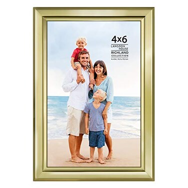 Langdon House 4x6 Gold Picture Frame Distinguished Edging for Classic Style Richland Collection